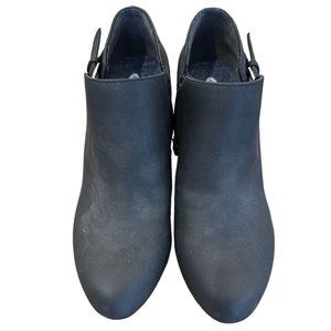 Black Dr. Scholl's Wynter Wedge Faux Leather Ankle Booties